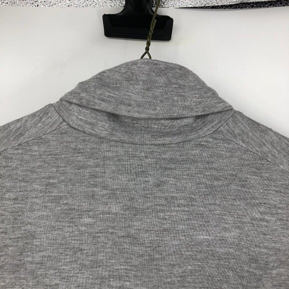 Roots Heathered Light Grey Lightweight Longsleeve Turtleneck Loose fit size XS - Picture 9 of 13